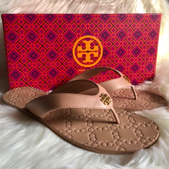 NEW: TORY BURCH Monroe Leather Sandals - Picture 4 of 6